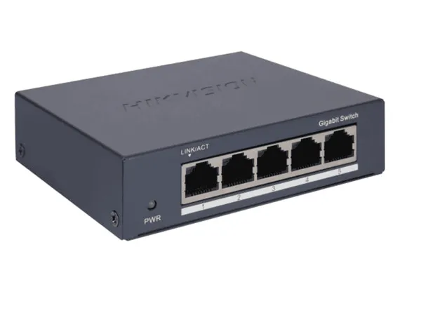 SWITCH HIKVISION DS-3E0505-O 5 PORTS GIGABIT 10/1000