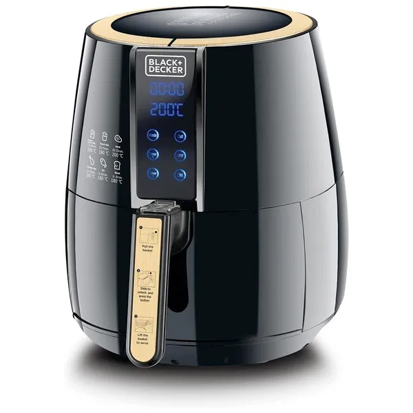 Friteuse Black Decker & Airfryer Digital AF400 1,2KG