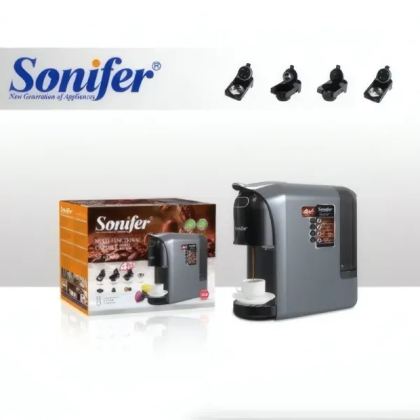 Machine à Café Capsules Sonifer SF-3579 - 4 en 1