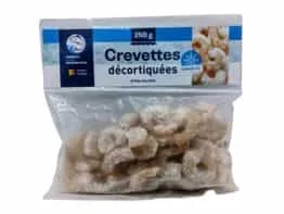 GENERAL FOOD- Crevettes décortiquées surgelées M - 250g