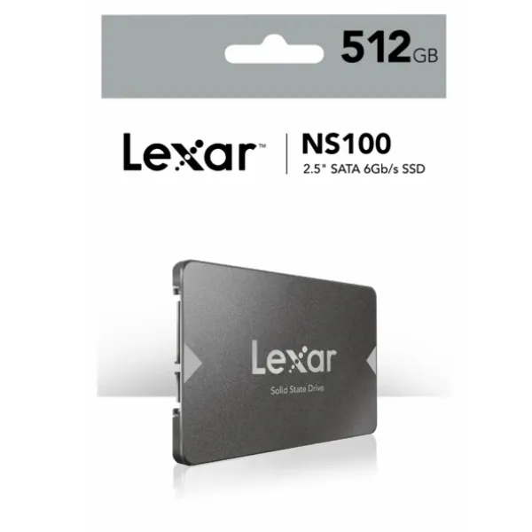 Lexar 2.5” SATA III (6Gb/s) SSD 512Gb - Disque Dur SSD interne 512Gb 2.5" SATA III (6Gb/s)