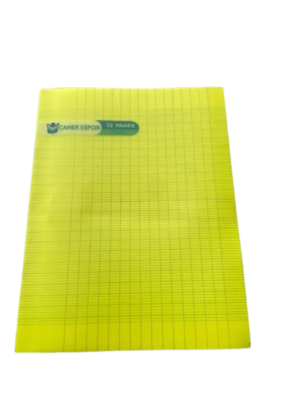 Espoir Petit cahier jaune 32 pages