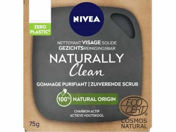 Nivea - Gommage Solide pour Visage Purifiant Naturally Clean - 75 g