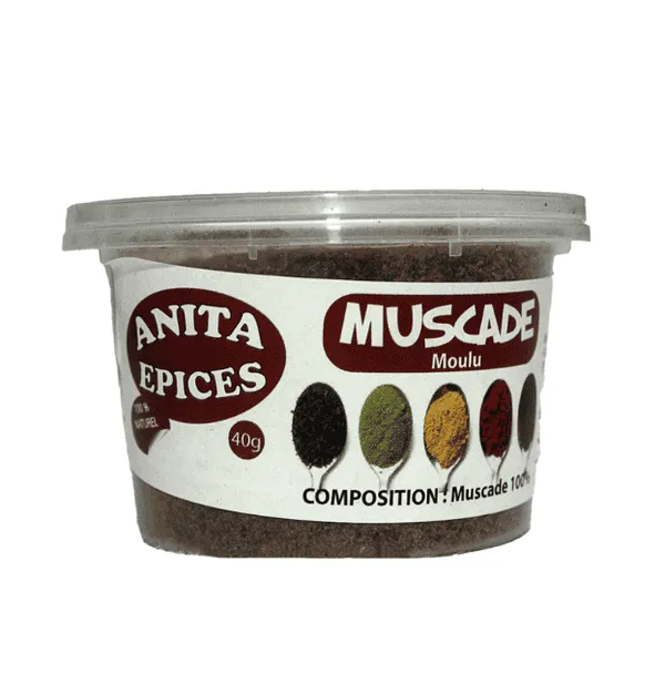 Anita épices - Muscade moulue - 40g