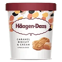 HAAGEN-DAZS -Mini cup au caramel, biscuit et crème - 95ml