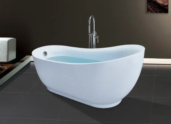 Baignoire YJ1010 en acrylique-coloris blanc