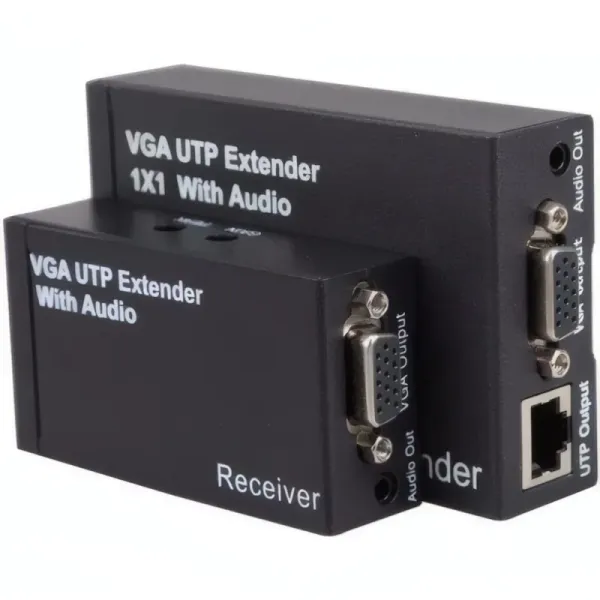 Extendeur Vidéo VGA UTP avec Audio RS-VGAEXT300M - 300M
