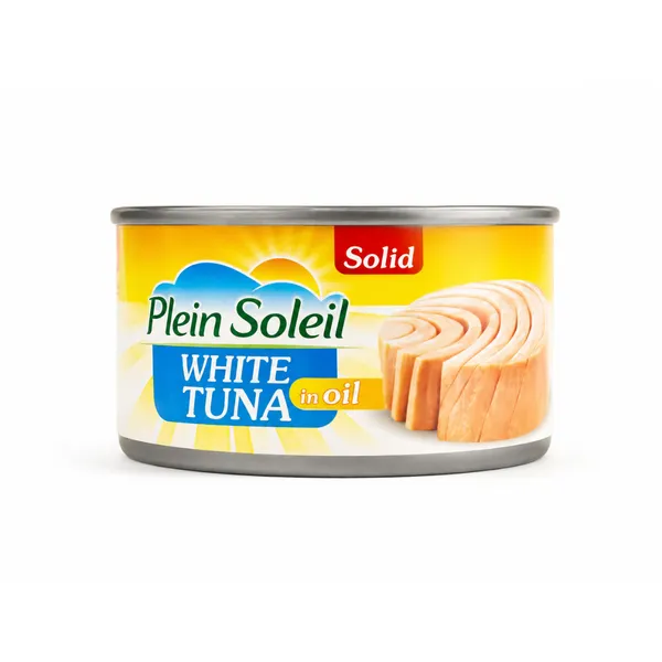 Plein Soleil - Thon Blanc Naturel à l'Huile en Conserve – 185 g