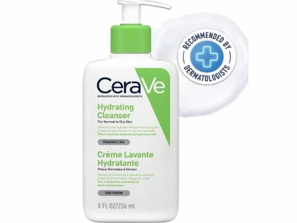 CERAVE - Gel nettoyant hydratant pour peaux normales à sèches - 236ML