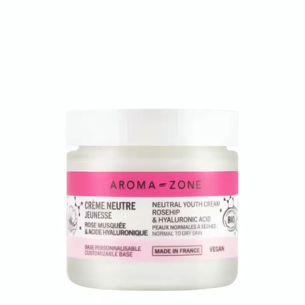 Aroma-Zone - Crème jeunesse visage et corps, pot en verre - 50ml