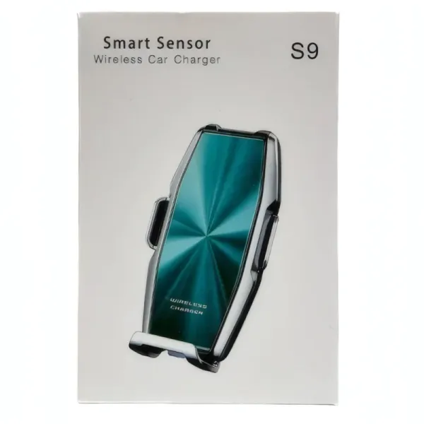 Support Téléphone Voiture avec Chargeur Sans Fil Qi SMART SENSOR S9