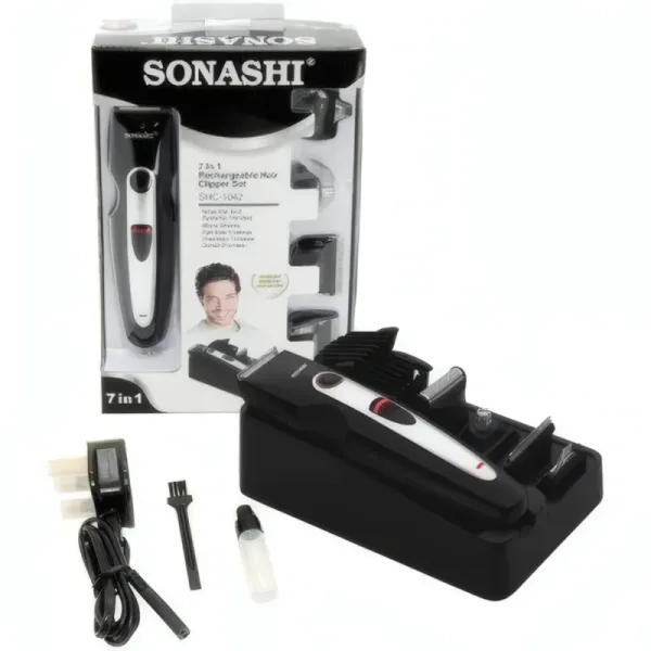 Tondeuse à Cheveux Rechargeable 7-en-1 SONASHI SHC-1042