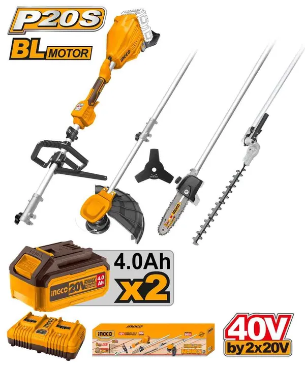 Outil de jardin multifonction sans fil 20V INGCO CSTLI2040386