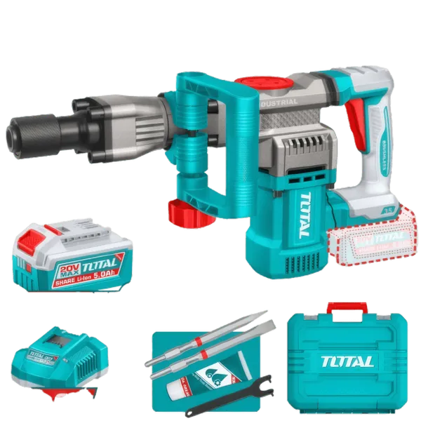 Marteau Perforateur 20V - 16J - 2 Batteries 5Ah