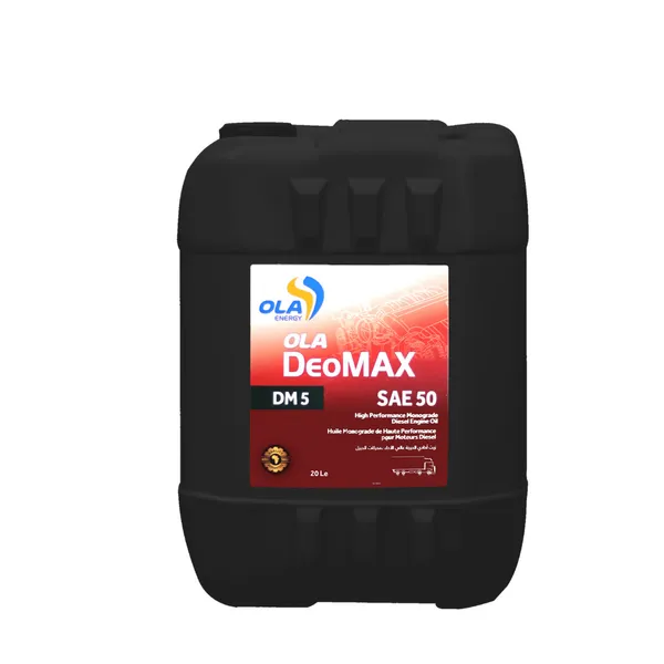 Huile moteur OLA DéoMax DM5 SAE 50 bouteille 20L