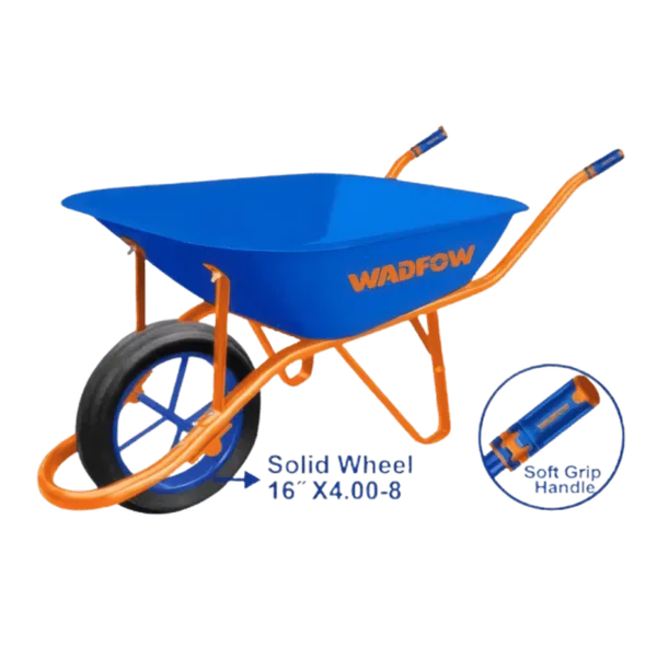 Brouette Professionnelle Charge 130 kg - Roue Pleine 16"