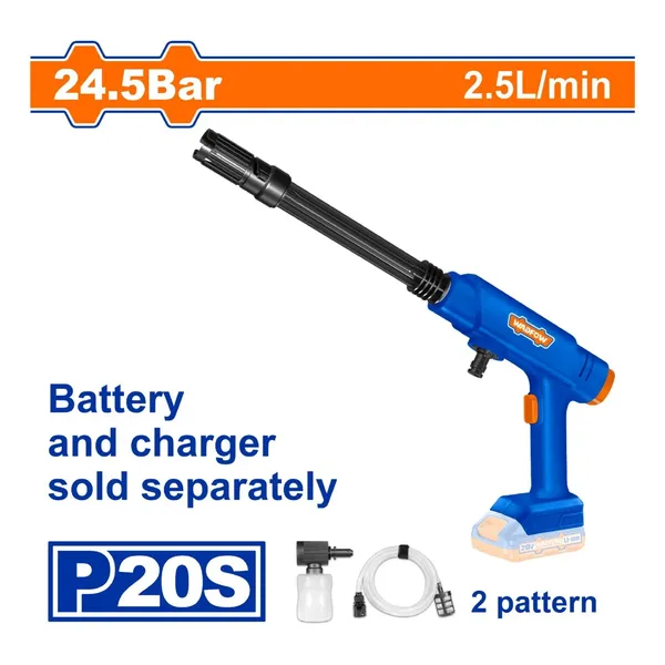 Cordless pressure washer sans fil WADFOW WQX0120