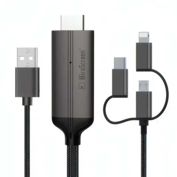 Câble USB vers HDTV MiraScreen LD36 - 3 en 1
