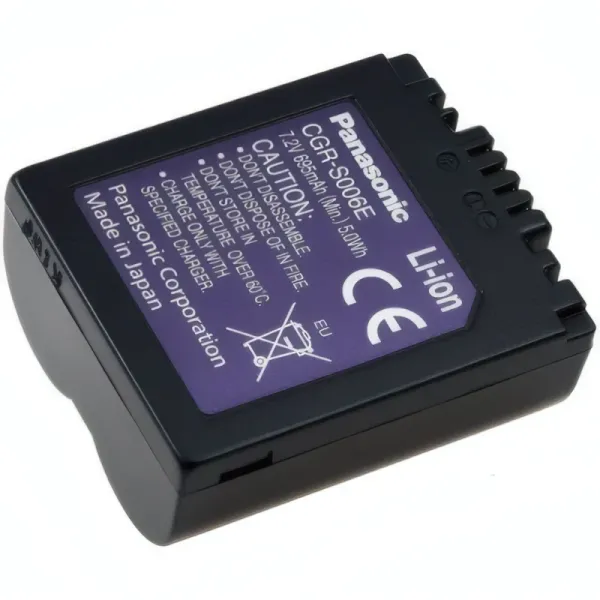 Batterie Lithium-Ion Panasonic CGA-S006E - Compatible Lumix