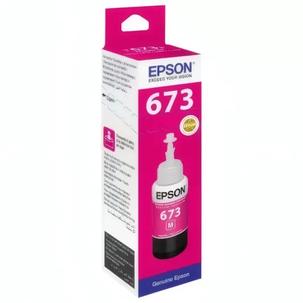 Bouteille d'Encre Epson 673 Magenta - 70ml