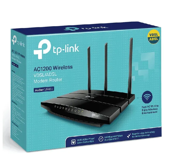 TP-LINK AC1200 Wireless MU-MIMO VDSL/ADSL  ARCHER VR400