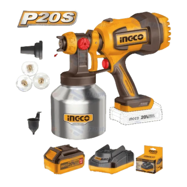 Pistolet à  Peinture avec 2Batteries  CSGLI200414
