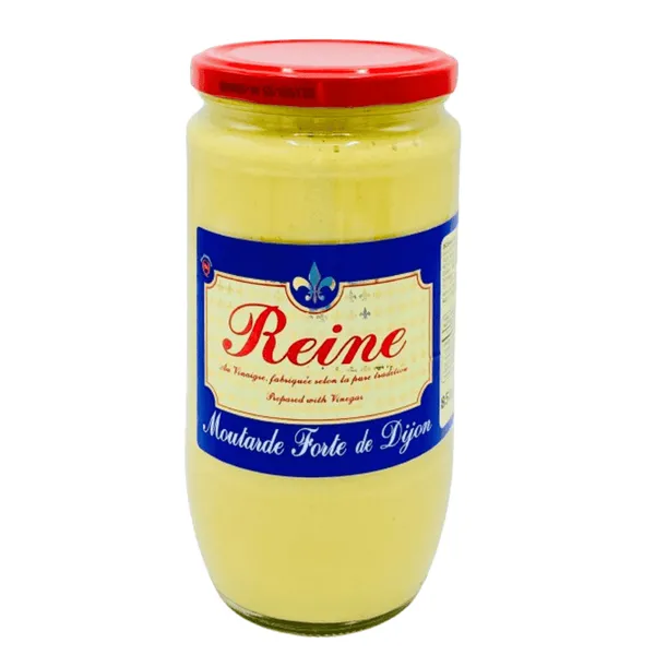 REINE - Moutarde forte de Dijon en verre  - 850G