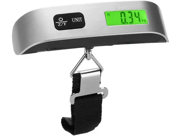 BLENDURA – Pèse-Bagage Électronique 50kg (Gris)