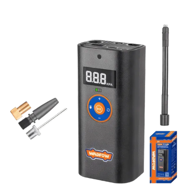 Mini Compresseur d'Air Portable Sans Fil 8V (150 PSI / 10 Bar) - WADFOW