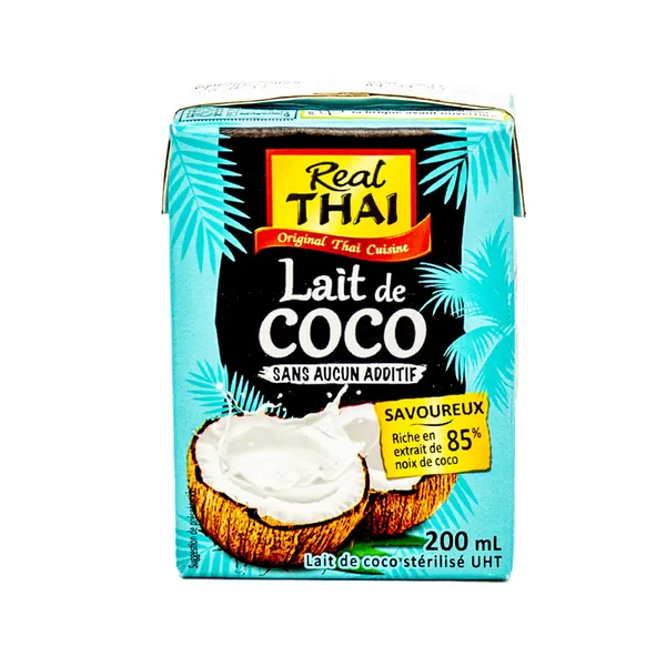 Lait de coco UHT saveur premium Real Thai 200 ml