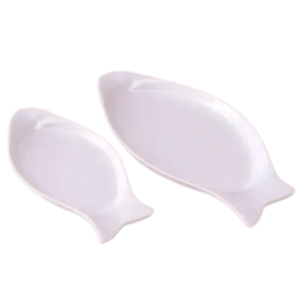 Plat de présentation forme Poisson 2Pcs