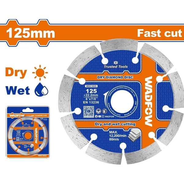 Dry diamond disc