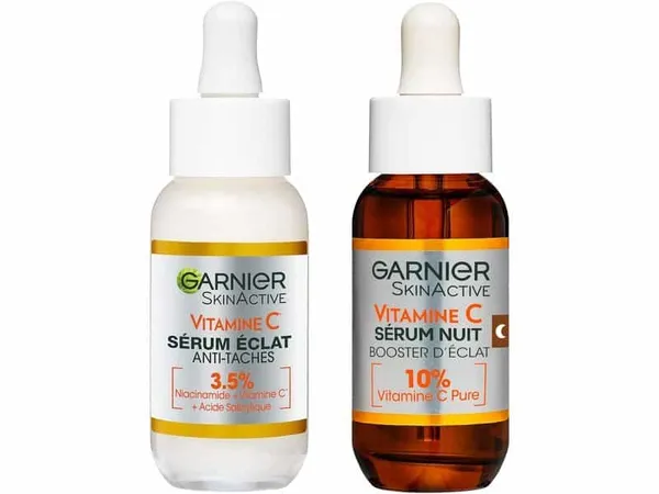 GARNIER SkinActive - Duo Sérum Anti-Tâche et Booster d'Eclat, Jour et Nuit - 2 x 30 ml