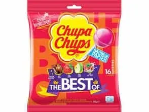 CHUPA CHUPS – Best Of 16 Sucettes Assorties – 120G
