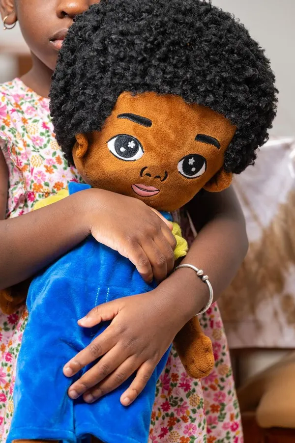 Poupée Peluche Samba Noire