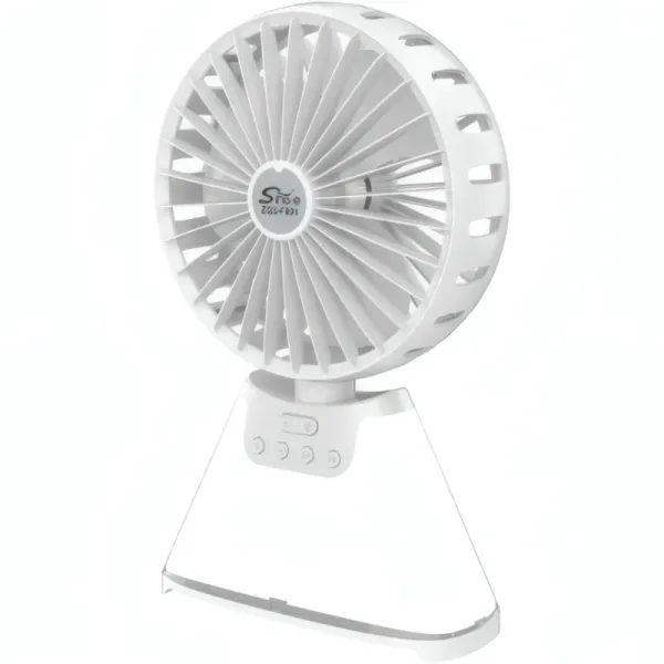 Haut-Parleur Bluetooth et Ventilateur Rechargeable ZQS-F801