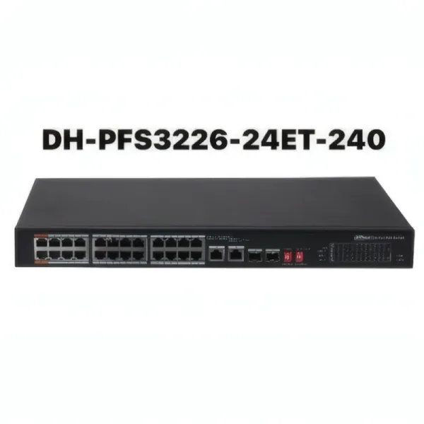 Switch DAHUA 24 Ports PoE L2 Ingérable DH-PFS3226-24ET-240