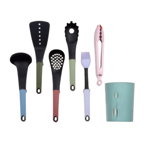 Set d'ustensiles de cuisine multicolores Decakila - 7Pcs