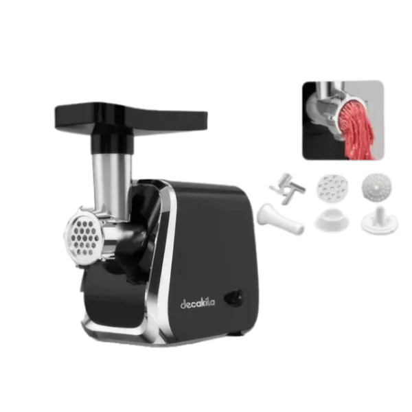 Hachoir à Viande Decakila 600W - Noir et Inox
