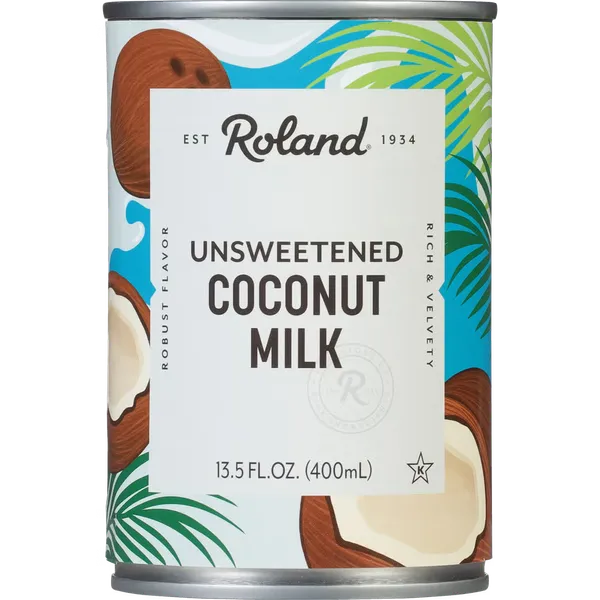 Roland – Lait de coco non sucré longue conservation - 400 ml