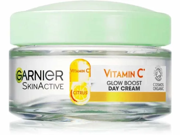 GARNIER - Crème Glow Boost de jour hydratante à la vitamine C Skin Active - 50 ml