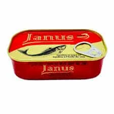 JANUS - Sardines à l’Huile Végétale – 125G