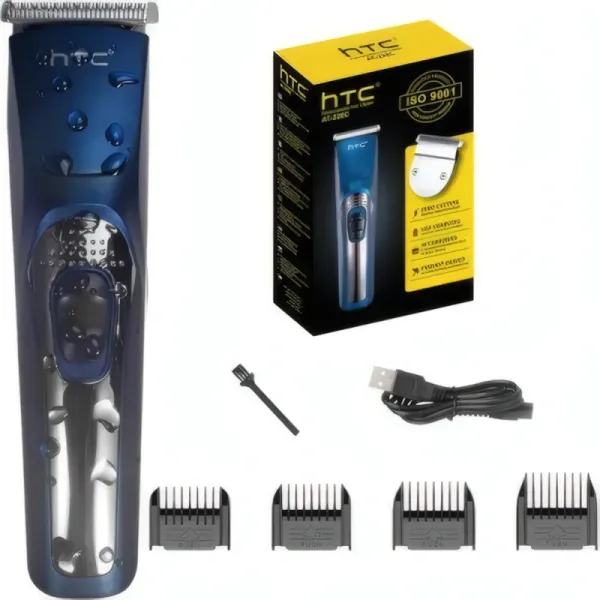 Tondeuse Électrique Étanche HTC AT-228C pour Hommes