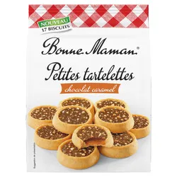 Petites tartelettes biscuits chocolat caramel Bonne Maman 250 g