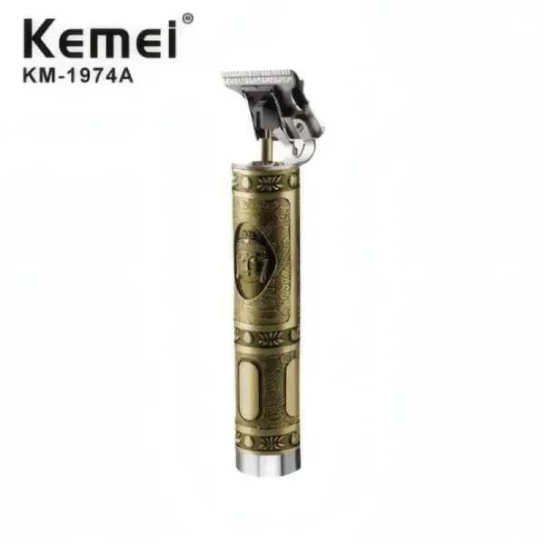 Tondeuse à Cheveux KEMEI KM-1974A Professionnelle - Métal, Chargeur USB