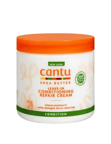 CANTU – Crème Réparatrice Sans Rinçage au Beurre de Karité – 473ml