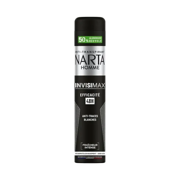 Narta – Déodorant Antitranspirant Invisimax – 48 H – Homme – 200 ml