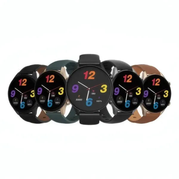 Montre Connectée G-TAB GT7 AMOLED - Noir/Gris/Or