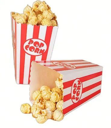 Boîtes à Popcorn 48 pcs – Pour Cinéma & Fêtes