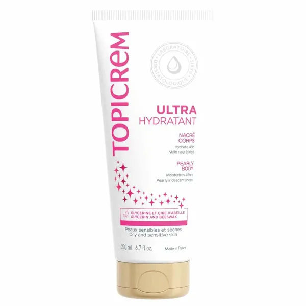TOPICREM - Lait Ultra-Hydratant Corps Nacré - 200 ml
